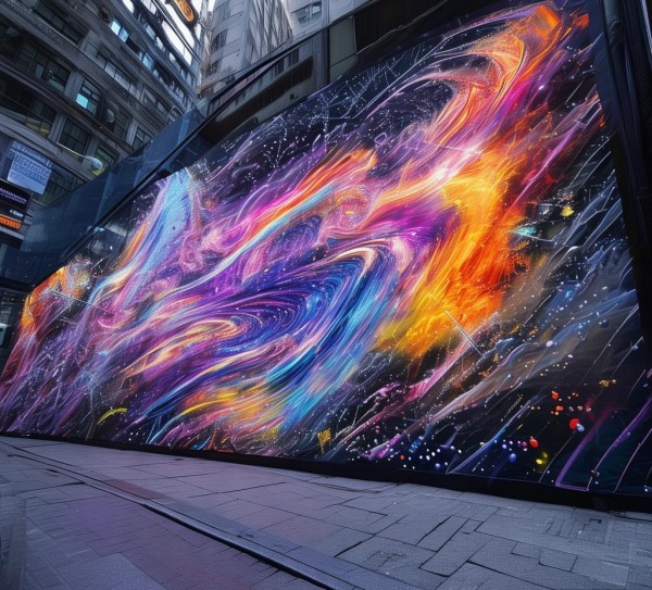 科技与艺术的完美融合，动态壁画的高科技制作工艺